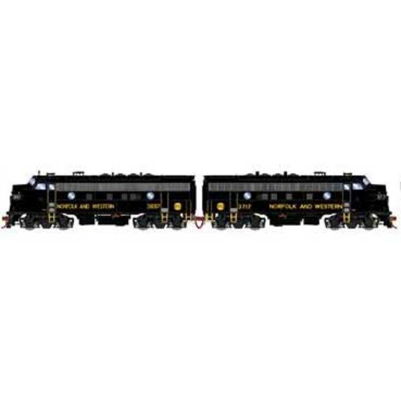 Athearn Genesis G19567 HO Scale F7A/B Norfolk & Western NW 3697/3717 DCC Sound