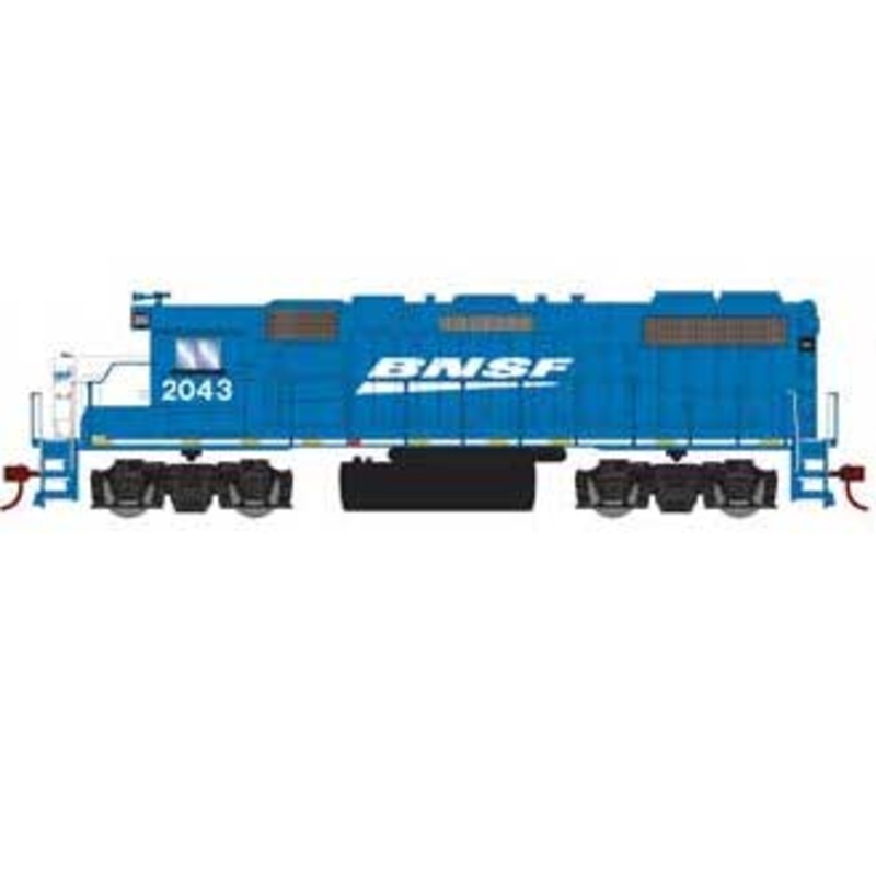 Roundhouse 12620 HO Scale GP38-2 "Blue and White" BNSF 2043 with DCC