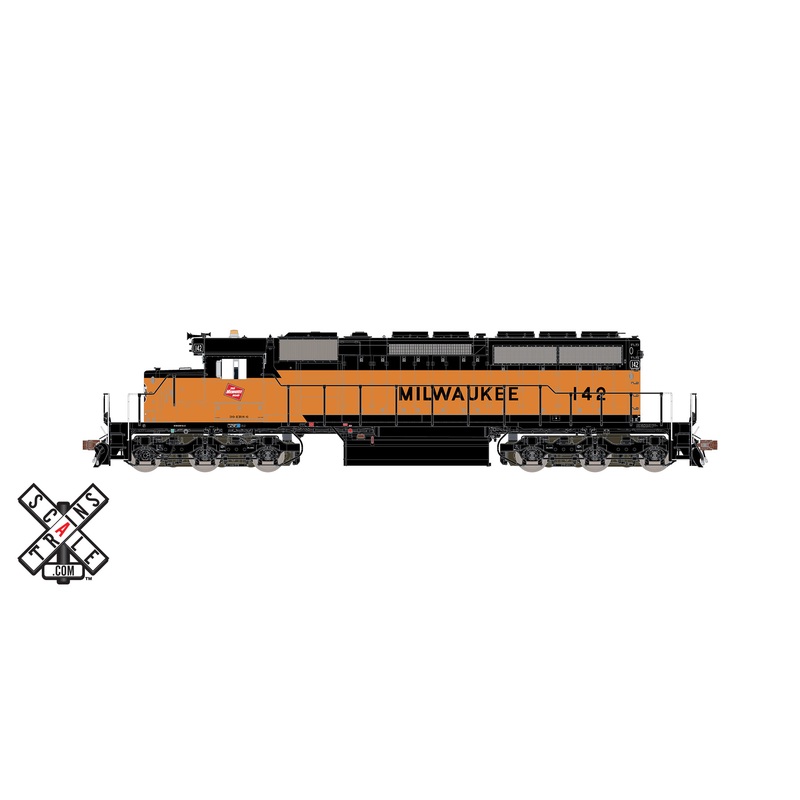 ScaleTrains 32817 Rivet Counter HO Scale EMD SD40-2 Milwaukee Road MILW 168 DCC Sound