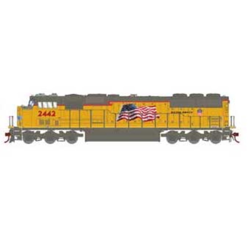 Athearn Genesis G8522 HO Scale EMD SD60 Diesel Union Pacific (Flag) UP 2442 DCC Sound