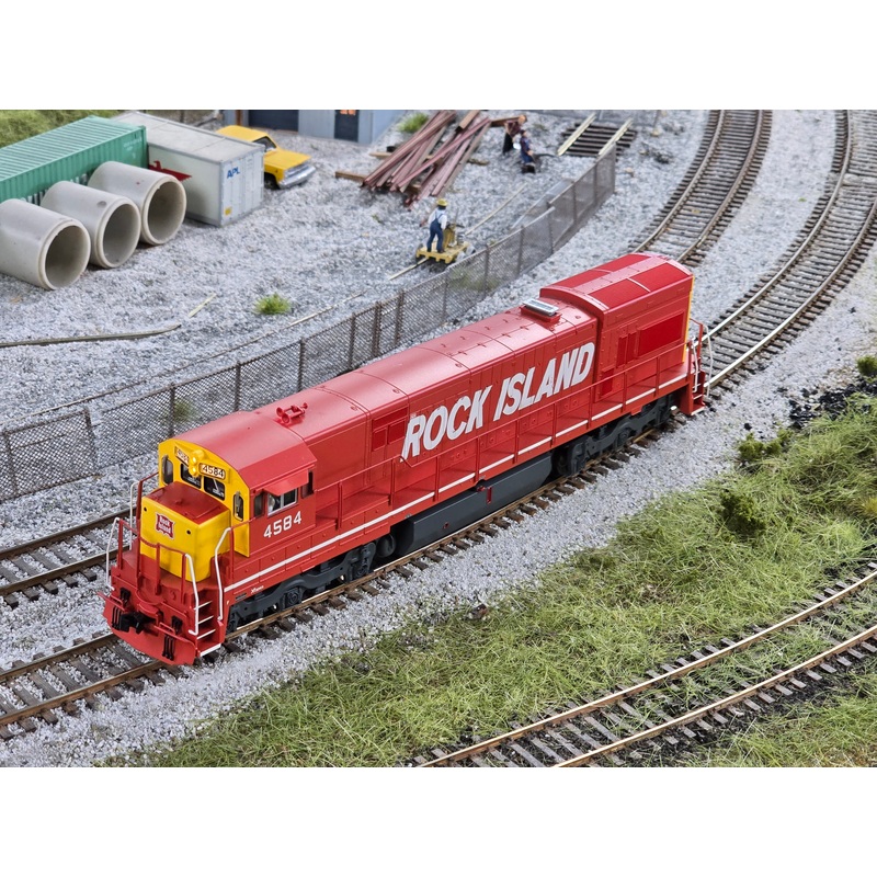 Atlas 7319 HO Scale GE U30C Diesel Rock Island RI 4584 - USED