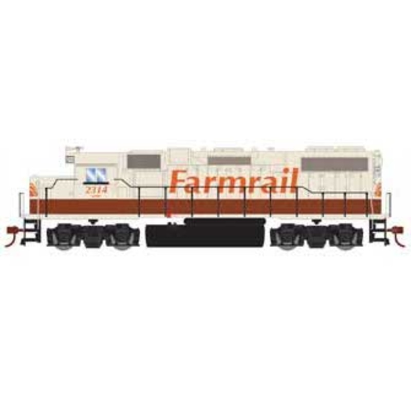 Roundhouse 16345 HO Scale GP38-2 Farmrail Grainbelt Corporation GNBC 2314 DCC