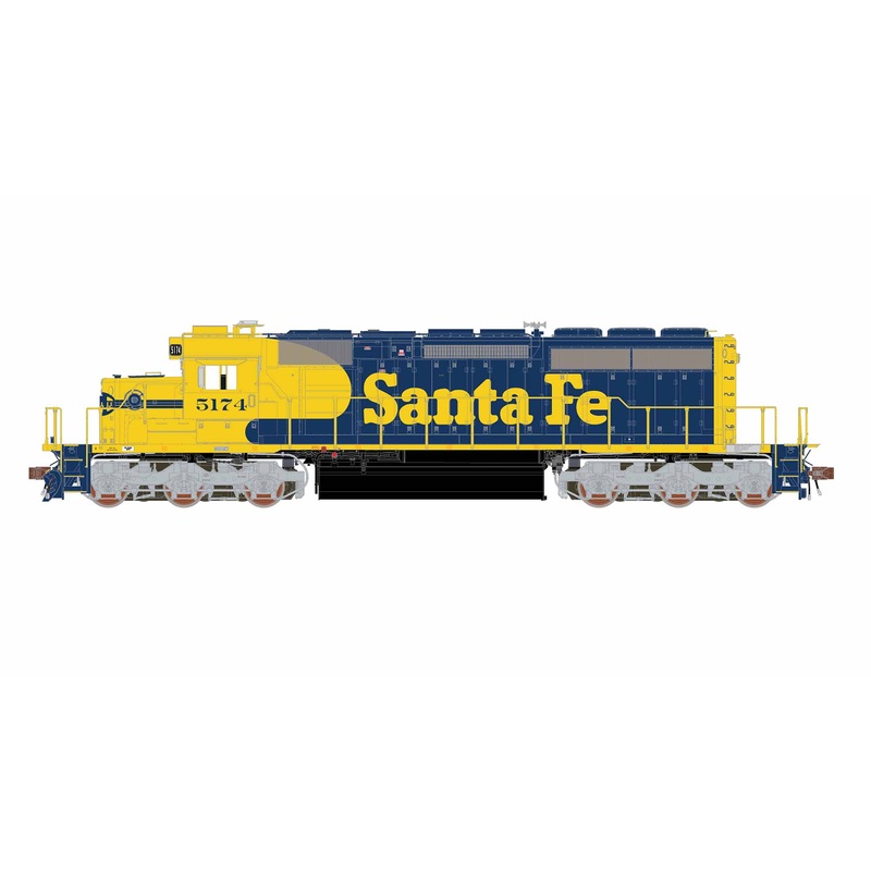 ScaleTrains Rivet 40739 HO Scale EMD SD40-2 Santa Fe ATSF 5174 - DCC & Sound
