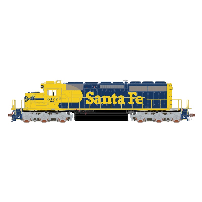 ScaleTrains Rivet 40745 HO Scale EMD SD40-2 Santa Fe ATSF 5177 - DCC & Sound (with Ditch Lights)