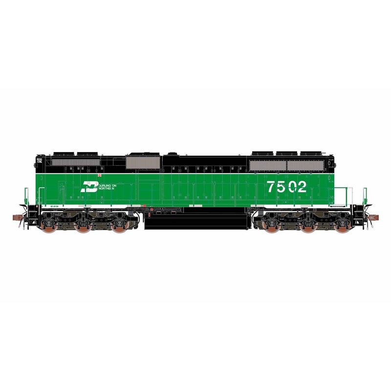ScaleTrains Rivet 40764 HO Scale EMD SD40-2B Burlington Northern BN 7502 - DC