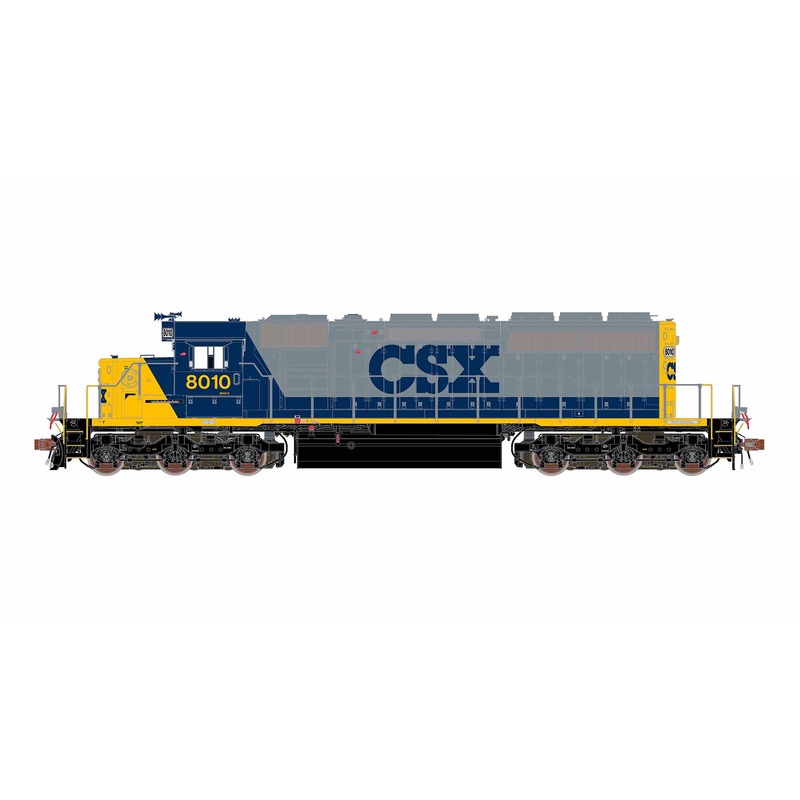 ScaleTrains Rivet 40765 HO Scale EMD SD40-2 CSX 8010 - DCC & Sound (YN2)