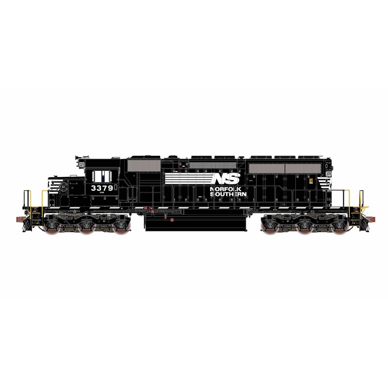 ScaleTrains Rivet 40795 HO Scale EMD SD40-2 Norfolk Southern NS 3379 - DCC & Sound (with Ditch Lights)