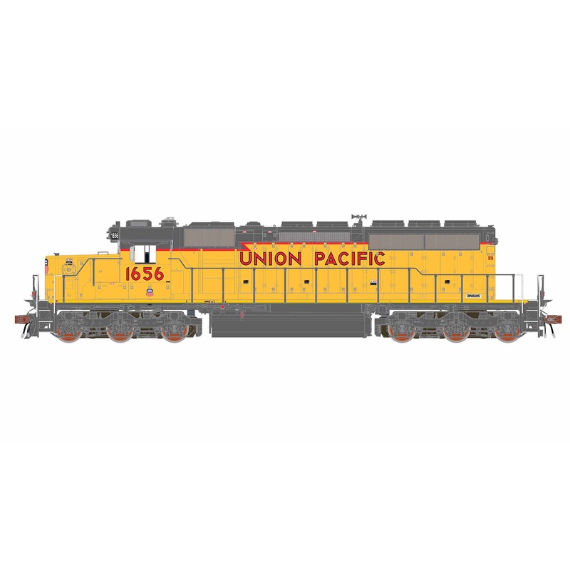 ScaleTrains Rivet 40803 HO Scale EMD SD40-2 Union Pacific UP 1656 - DCC & Sound (SD40N Rebuild 116" Snoot Nose)