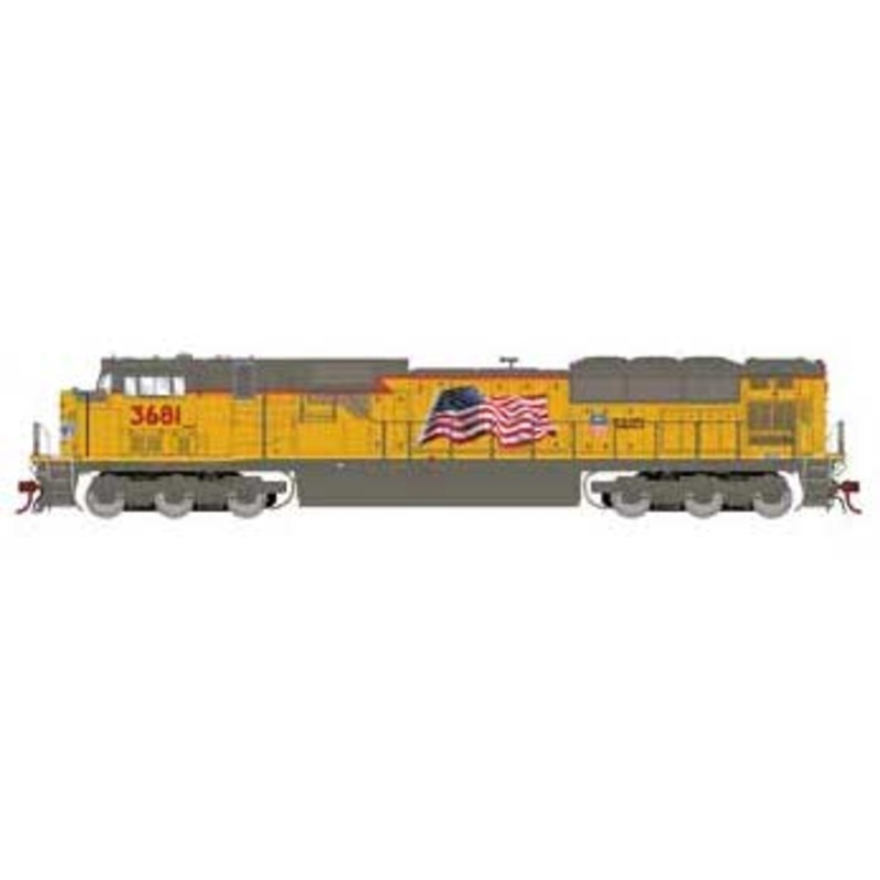 Athearn Genesis 2.0 G27256 HO Scale SD90MAC Union Pacific "Flag" UP 3681