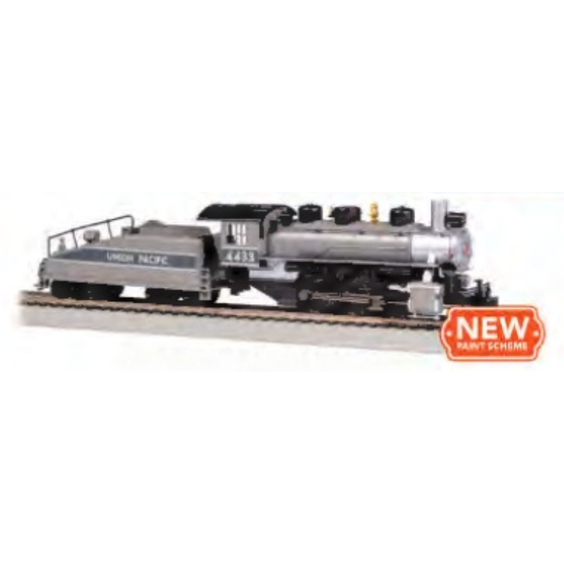 Bachmann 50610 HO Scale 0-6-0 Steam Locomotive with Smoke Union Pacific UP 4433 (Greyhound Scheme)