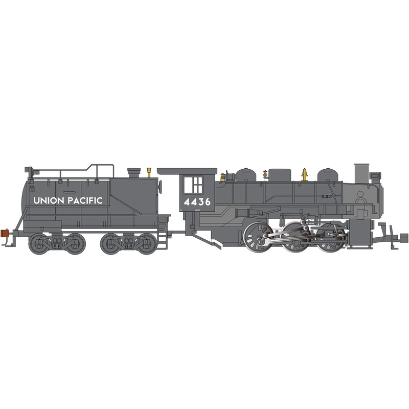 Bachmann 50717 HO Scale USRA 0-6-0 Steam Locomotive with Smoke Union Pacific UP 4436