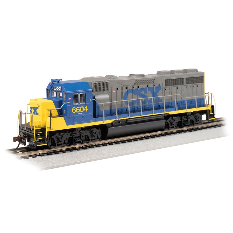 Bachmann 63542 HO Scale EMD GP40 CSX 6604 (Bright Future)