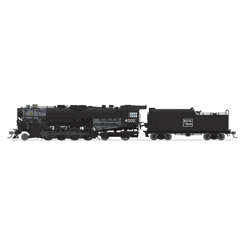BLI 7795 HO Scale T1a Berkshire 2-8-4 Steam Loco Boston & Maine B&M 4016 Stealth