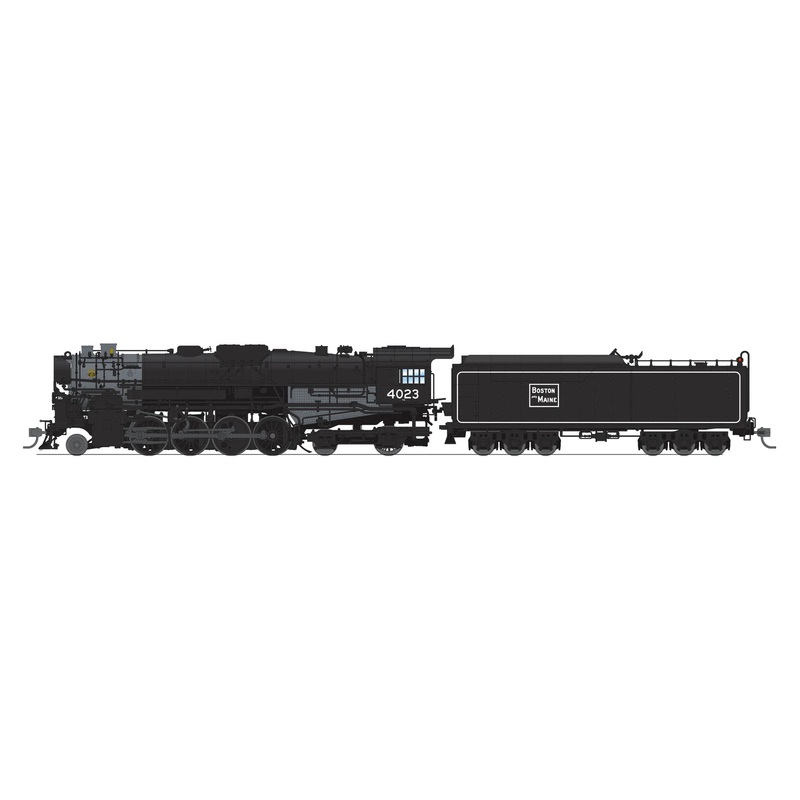 BLI 7797 HO Scale T1b Berkshire 2-8-4 Steam Loco Boston & Maine B&M 4024 Stealth