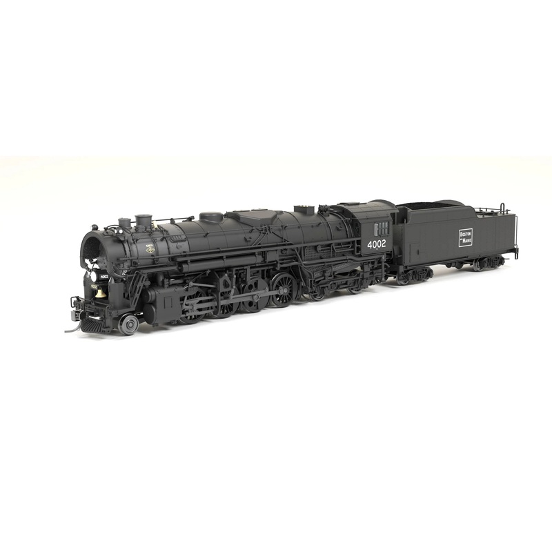 BLI 7880 HO Scale T1a Berkshire 2-8-4 Steam Loco Boston & Maine B&M 4002 Paragon4