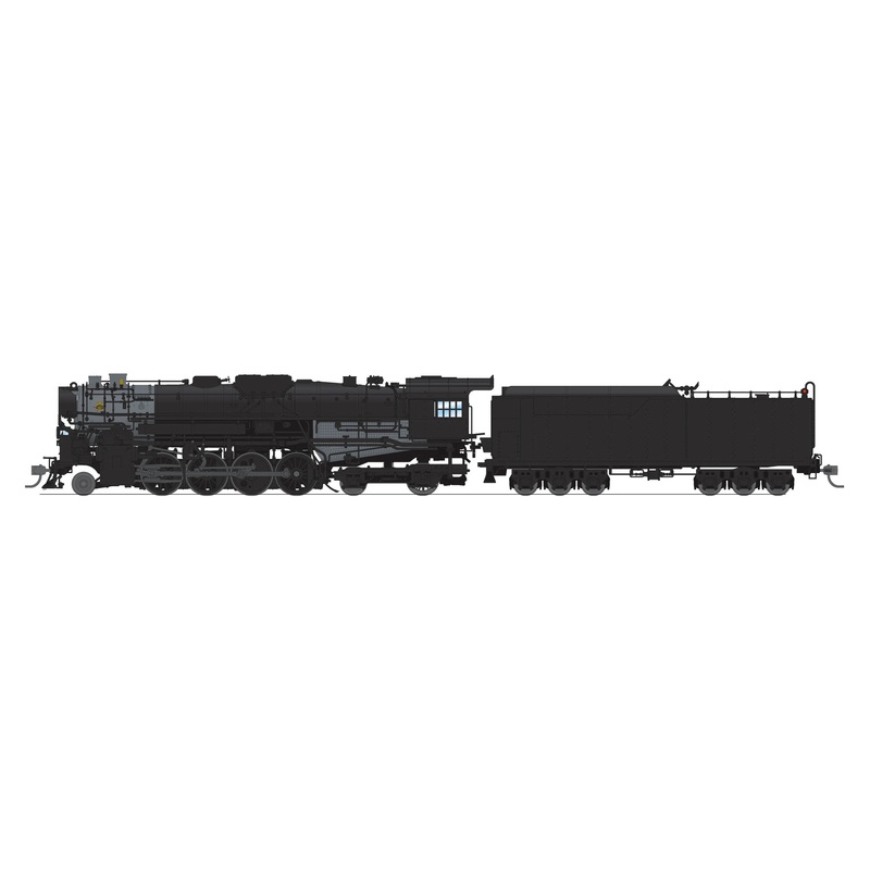 BLI 7887 HO Scale T1b Berkshire 2-8-4 Steam Loco Unlettered Paragon4