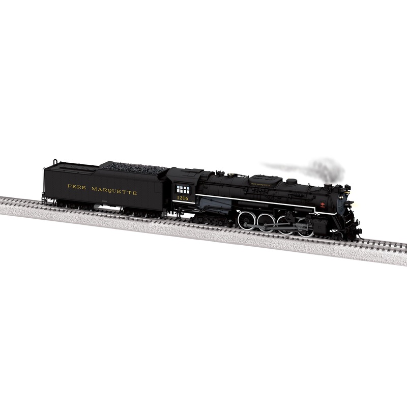 Lionel 2562091 HO Scale 2-8-4 Berkshire Steam Loco Pere Marquette 1216 - DC