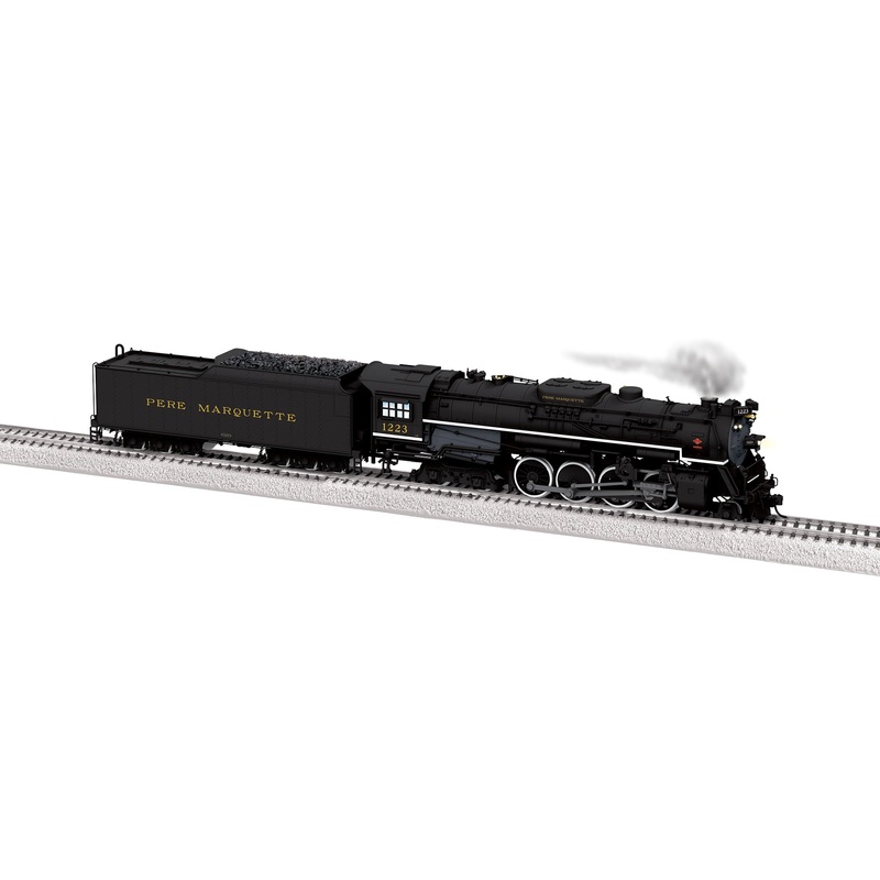 Lionel 2562092 HO Scale 2-8-4 Berkshire Steam Loco Pere Marquette 1223 - DC