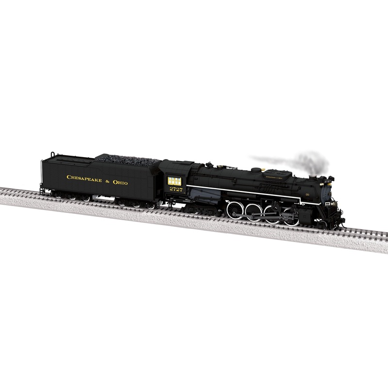 Lionel 2572011 HO Scale 2-8-4 Kanawha Steam Loco Chesapeake & Ohio 2727 with DCC & Sound