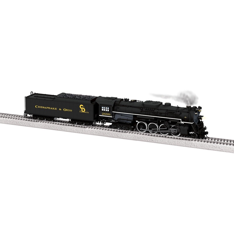 Lionel 2572020 HO Scale 2-8-4 Berkshire Steam Loco Chesapeake & Ohio 2699 with DCC & Sound (Ex-PM)
