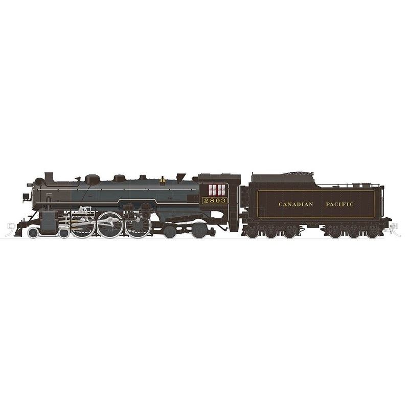 Rapido 601502 HO Scale H1b 4-6-4 Hudson Steam Locomotive Canadian Pacific CP 2810 DCC & Sound (As-Built)