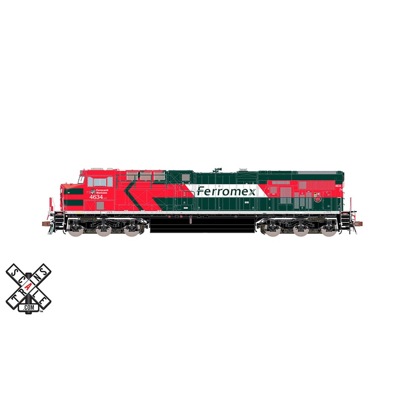 ScaleTrains 33076 Rivet HO GE ES44AC Ferromex FXE 4634
