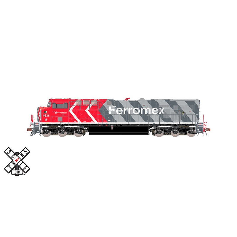 ScaleTrains 33078 Rivet HO GE ES44AC Ferromex "Zebra" FXE 4636