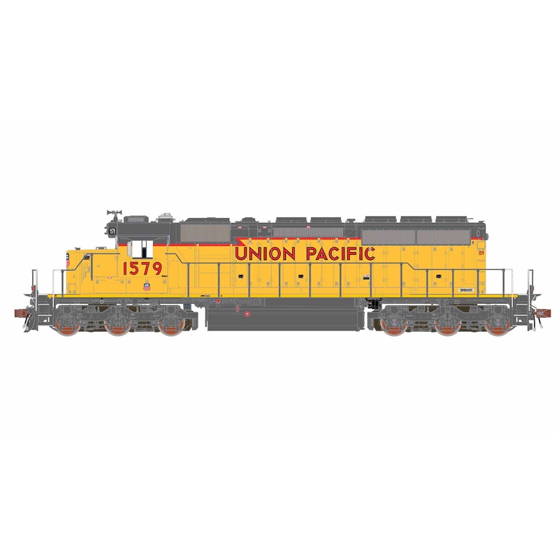ScaleTrains Rivet 40801 HO Scale EMD SD40-2 Union Pacific UP 1579 - DCC & Sound (SD40N Rebuild 88" Nose)