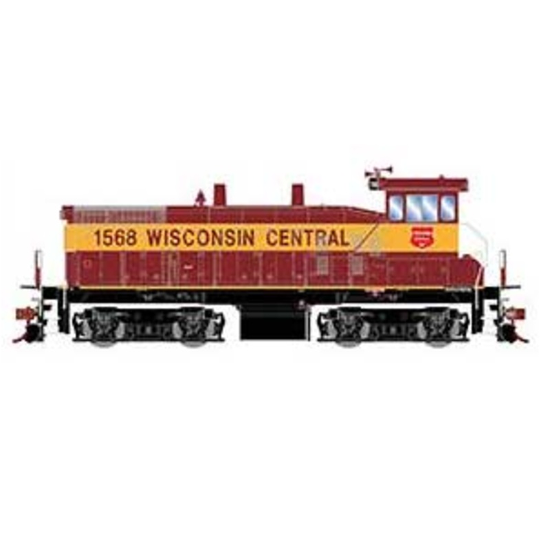 Athearn 28757 HO Scale EMD SW1500 Wisconsin Central WC 1568 DCC Sound