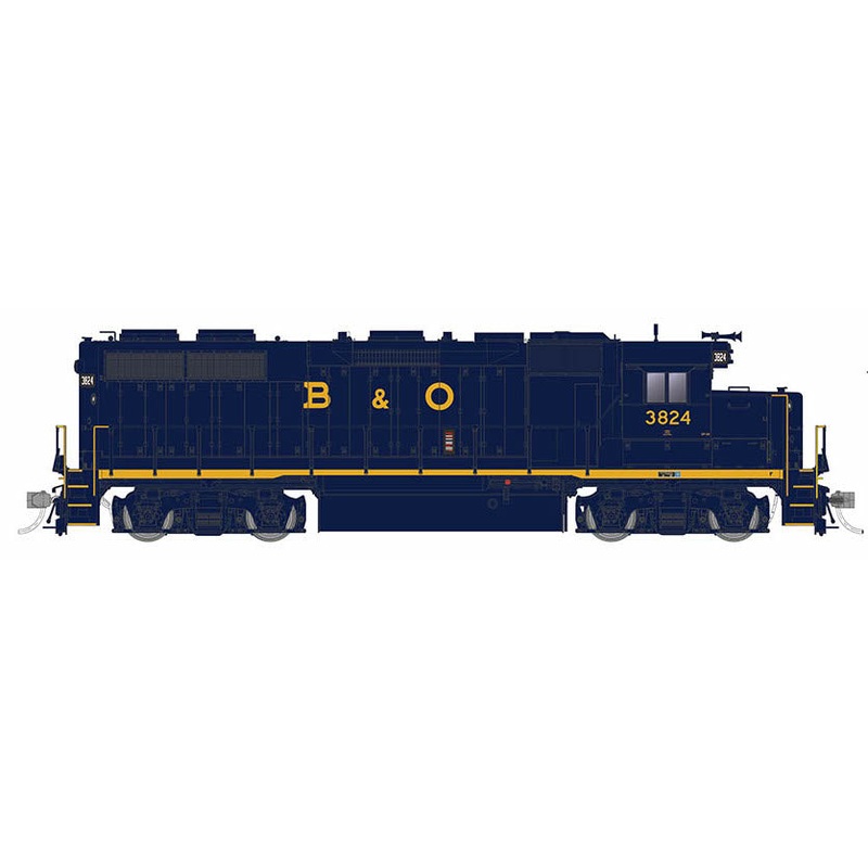 Rapido 038507 HO Scale EMD GP38 Diesel Baltimore & Ohio B&O 3824 DCC Sound