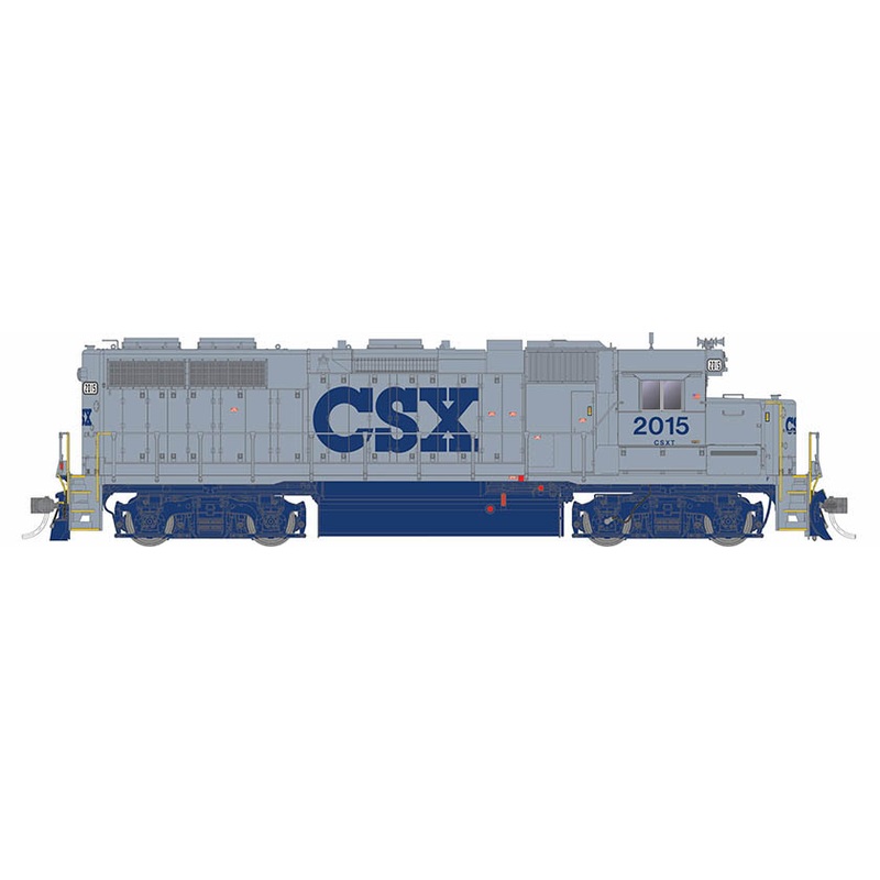 Rapido 038510 HO Scale EMD GP38 Diesel CSX Grey 2039 DCC Sound