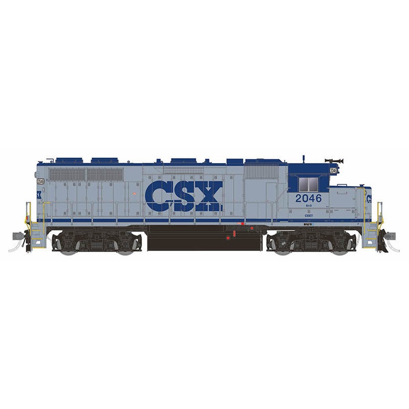 Rapido 038512 HO Scale EMD GP38 Diesel CSX Grey 2046 DCC Sound