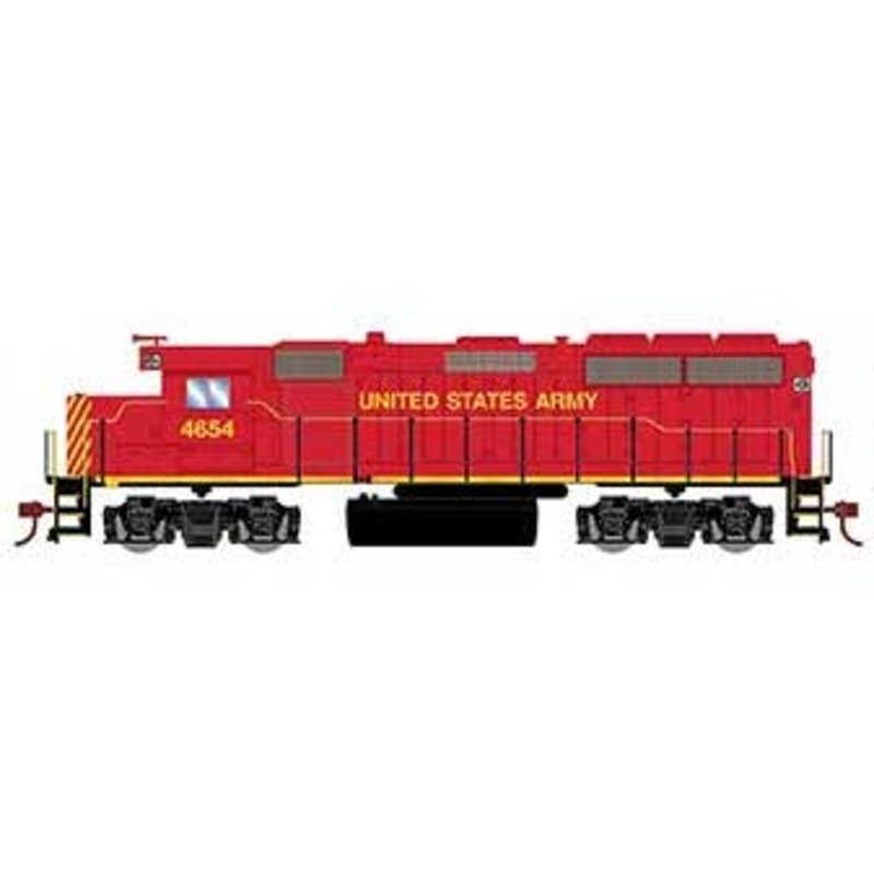 Roundhouse 18256 HO Scale EMD GP40-2 US Army USAX 4654