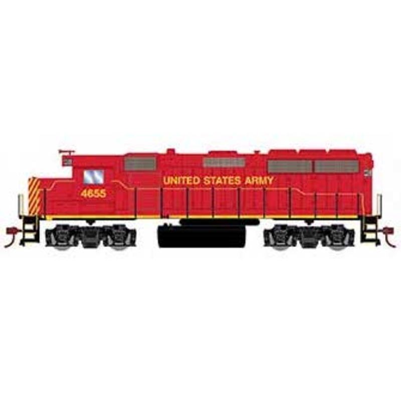 Roundhouse 18257 HO Scale EMD GP40-2 US Army USAX 4655