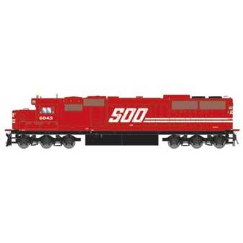 Athearn 72141 HO Scale EMD SD60 SOO Line 6043 with DCC and Sound