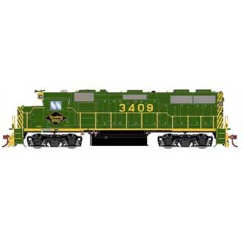 Athearn Genesis G65625 HO EMD GP39-2 Reading RDG 3409 with DCC and Sound