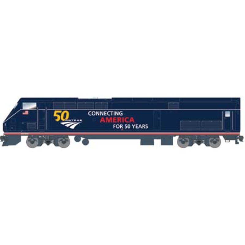 Athearn Genesis G81114 HO Scale P42 Diesel Amtrak Midnight Blue 50th 100