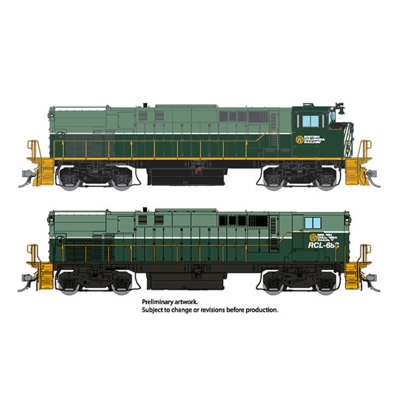 Rapido 033526 HO Scale MLW M420 + M420B Diesel British Columbia BCR 645 + 687 DCC Sound