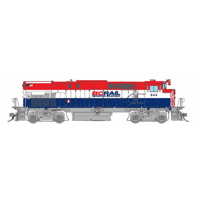 Rapido 033535 HO Scale MLW M420 Diesel British Columbia "RWB" BCR 642 DCC Sound