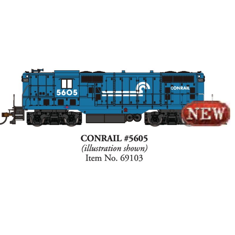 Bachmann 69103 HO Scale EMD GP7 Diesel Conrail CR 5605
