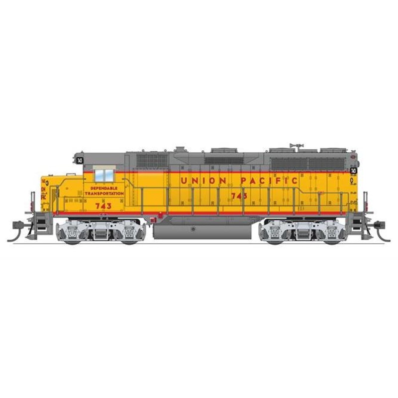 Broadway Limited BLI 7548 HO Scale EMD GP35 Union Pacific Dependable Transportation UP 743 Paragon4