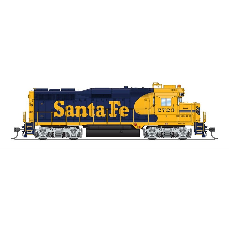 Broadway Limited BLI 7560 HO Scale EMD GP30 Santa Fe "Blue Warbonnet" ATSF 2710 Paragon4