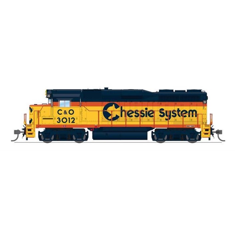 Broadway Limited BLI 7566 HO Scale EMD GP30 Chessie System C&O 3007 Paragon4