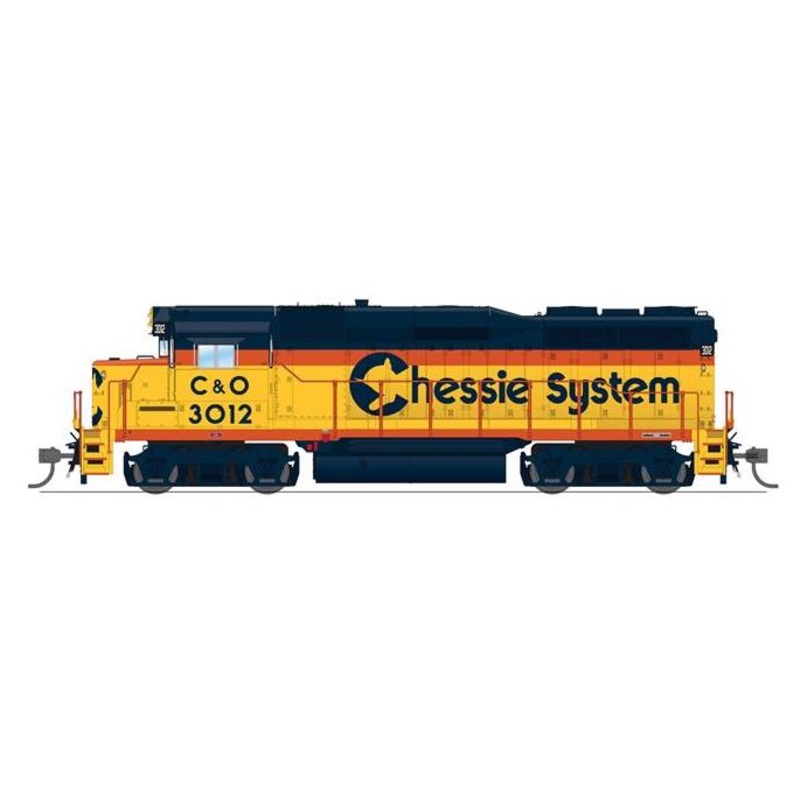 Broadway Limited BLI 7567 HO Scale EMD GP30 Chessie System C&O 3012 Paragon4