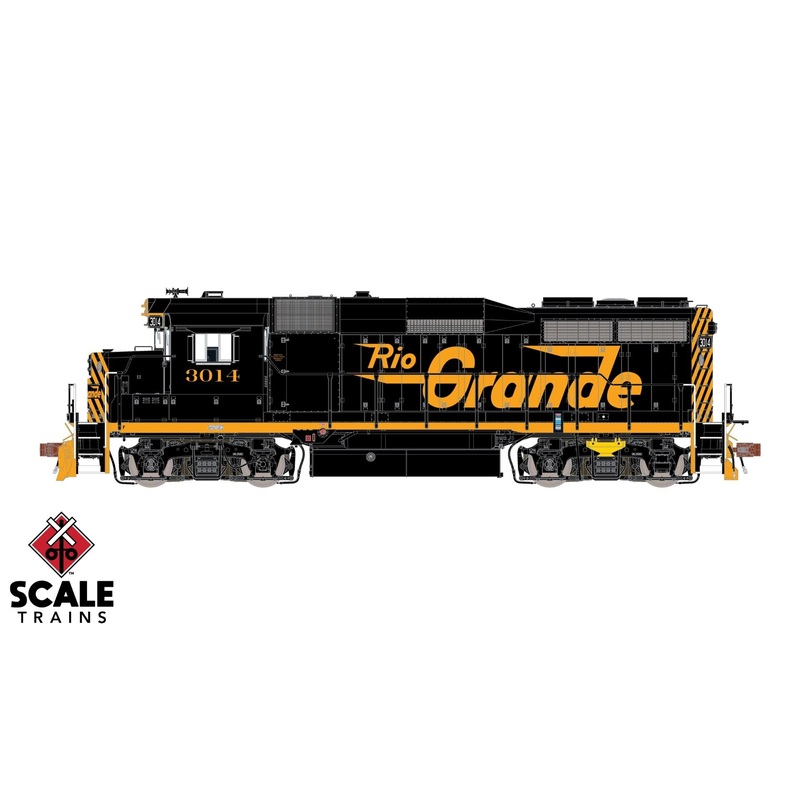 ScaleTrains Rivet 33374 HO Scale EMD GP30 Rio Grande "Large" D&RGW 3014 DCC LokSound