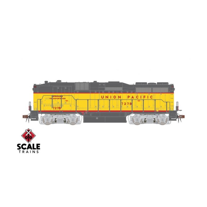 ScaleTrains Rivet 33418 HO Scale EMD GP30B Union Pacific "Pass/Dependable" UP 727B DCC LokSound