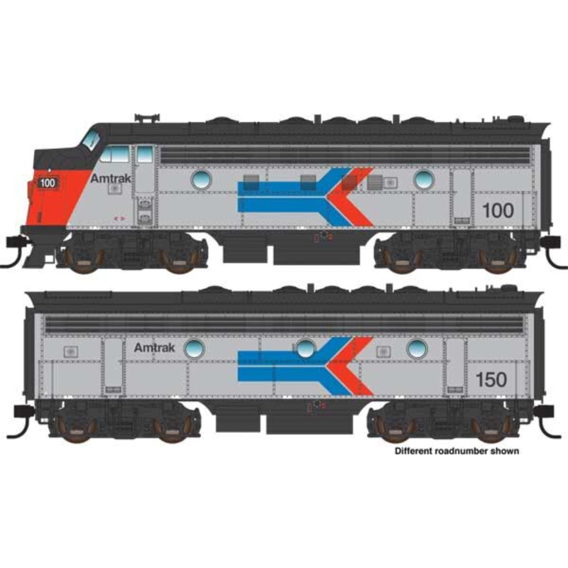 Walthers Mainline 910-9946 HO Scale EMD F7A-B Diesel Set Amtrak 104/152