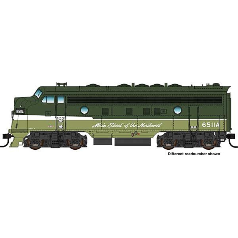 Walthers Mainline 910-9957 HO Scale EMD F7A Diesel Northern Pacific NP 6516A