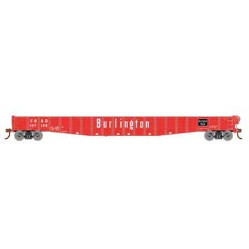 Athearn 82967 HO Scale 65' Mill Gondola Burlington CB&Q 197199