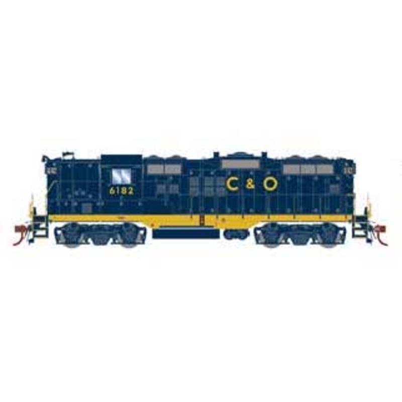 Athearn Genesis G82270 HO Scale EMD GP9 Chesapeake & Ohio C&O 6182